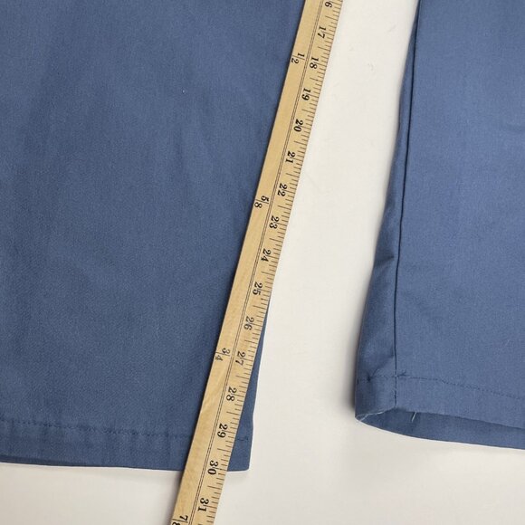 UniFirst Coverall Men's 44R Blue Mechanic Work Uniform Front Zip Poly Cotton - Picture 8 of 10